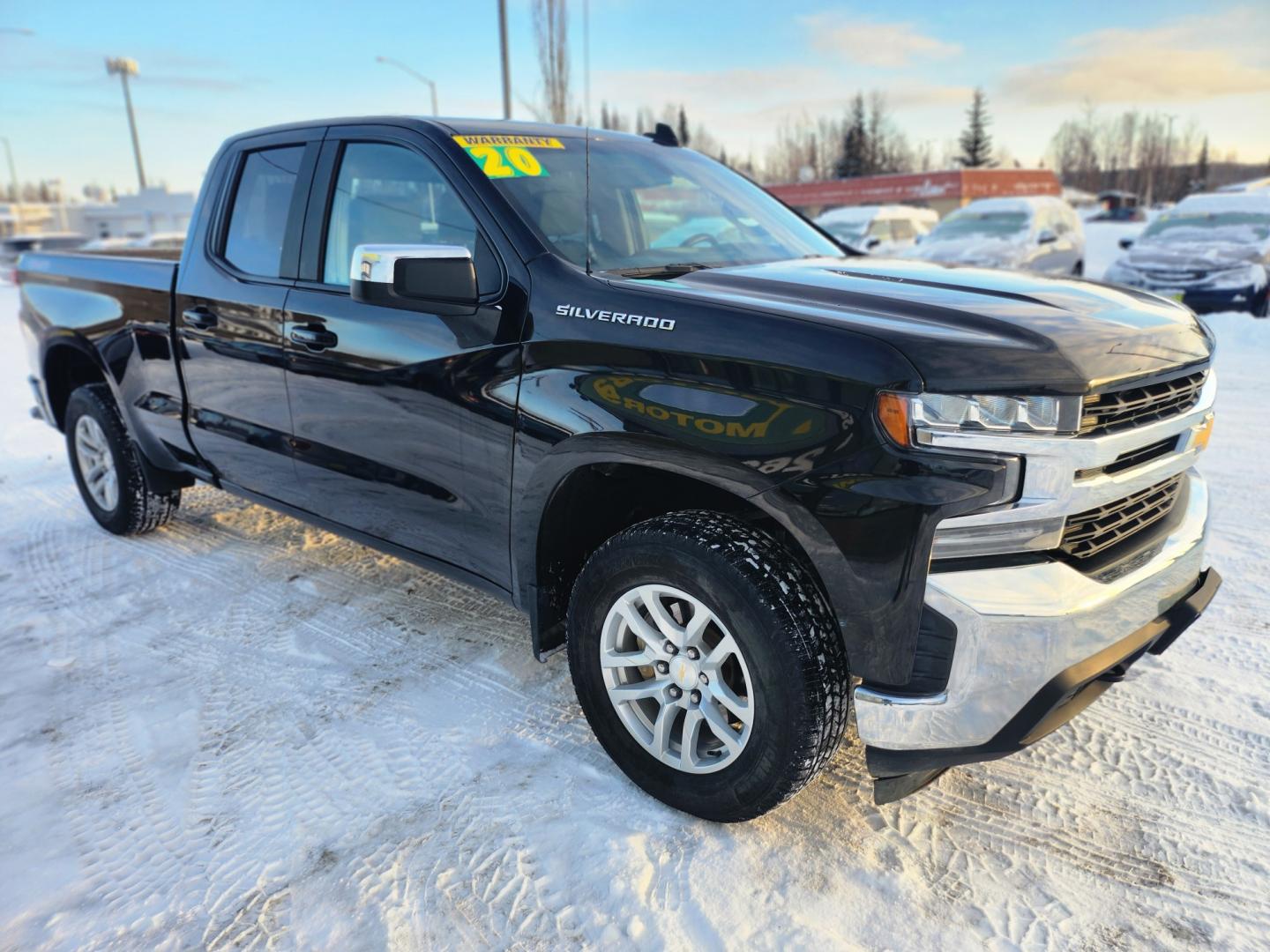 2020 Black /Black Chevrolet Silverado 1500 LT Double Cab 4WD (1GCRYDEDXLZ) with an 5.3L V8 OHV 16V engine, 6A transmission, located at 1960 Industrial Drive, Wasilla, 99654, (907) 274-2277, 61.573475, -149.400146 - Photo#8